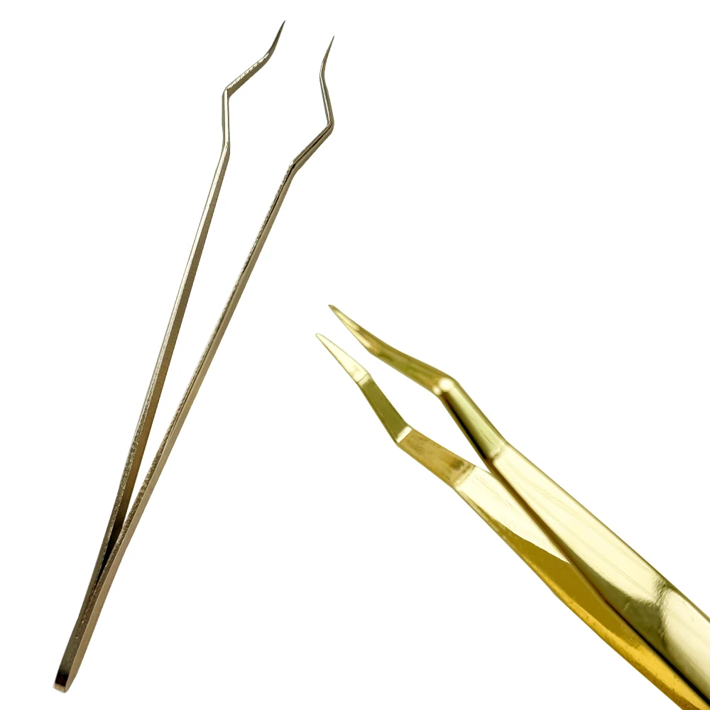 New style grafting eyelash tweezersstainless steel high precision hairseparation tweezers