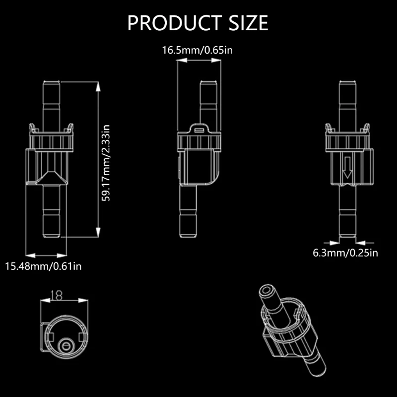 W2E3 G1/4 DN8 Penghitung Fluidmeter untuk Pemurni Air Dispenser Air Pengukur Aliran Cair Pengukur Aliran Air Pengukur Aliran