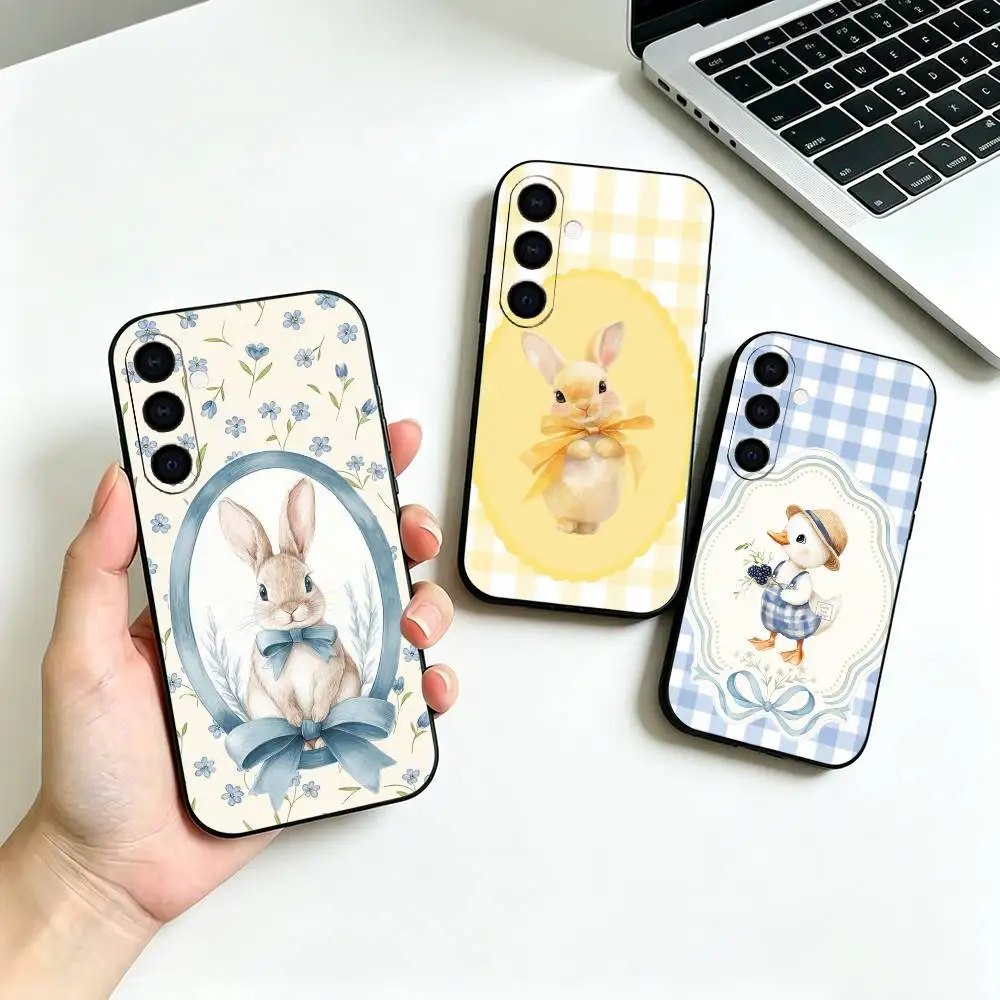 Sweet Animal -a Phone Case For Samsung Galaxy A73, A72,A70,A53,A52,A51,Soft Silicone Black Cover