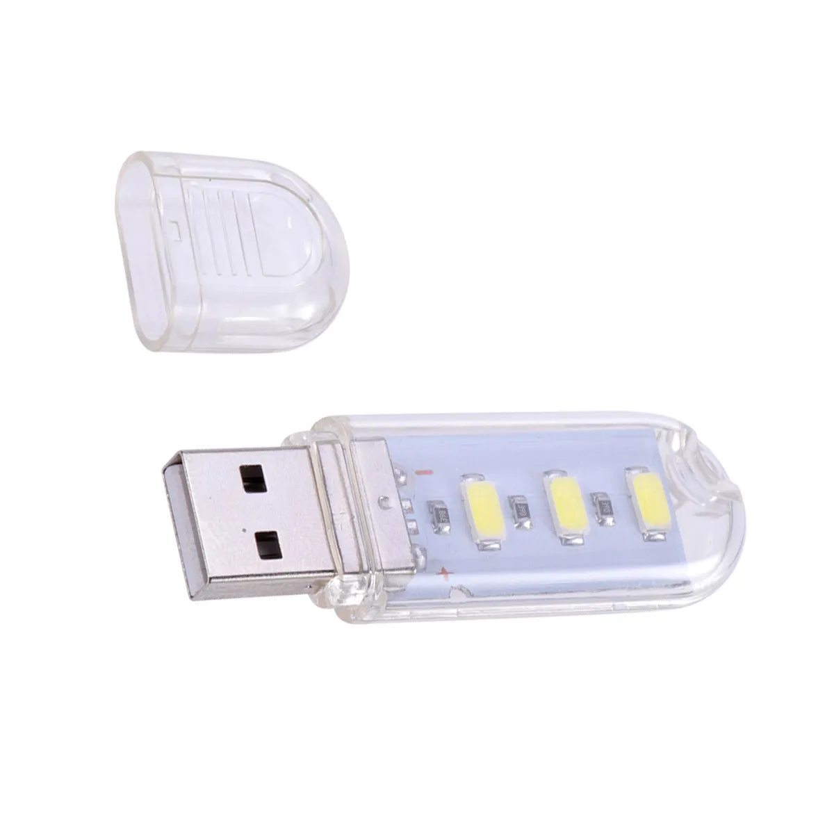 USB Mini Night Light Portable LED Keyboard Lamp 3 LED Beads 30Cm Extension Cord U Disk Design USB Charger Laptop Light