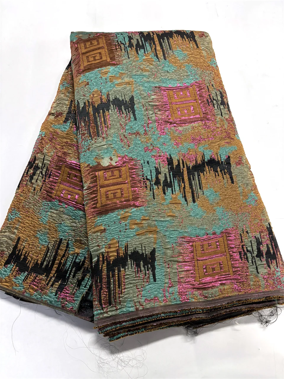 

Brocade Jacquard Lace Fabric French Lace Fabric 2026 High Quality African Nigerian Lace Fabric 5 yards for Party Dress HD4933