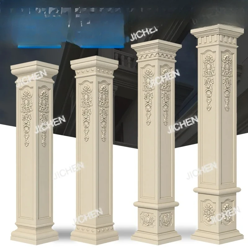 

Thickened Roman Column Mold Square Column Model Cement Column Decoration Building Formwork Full Set