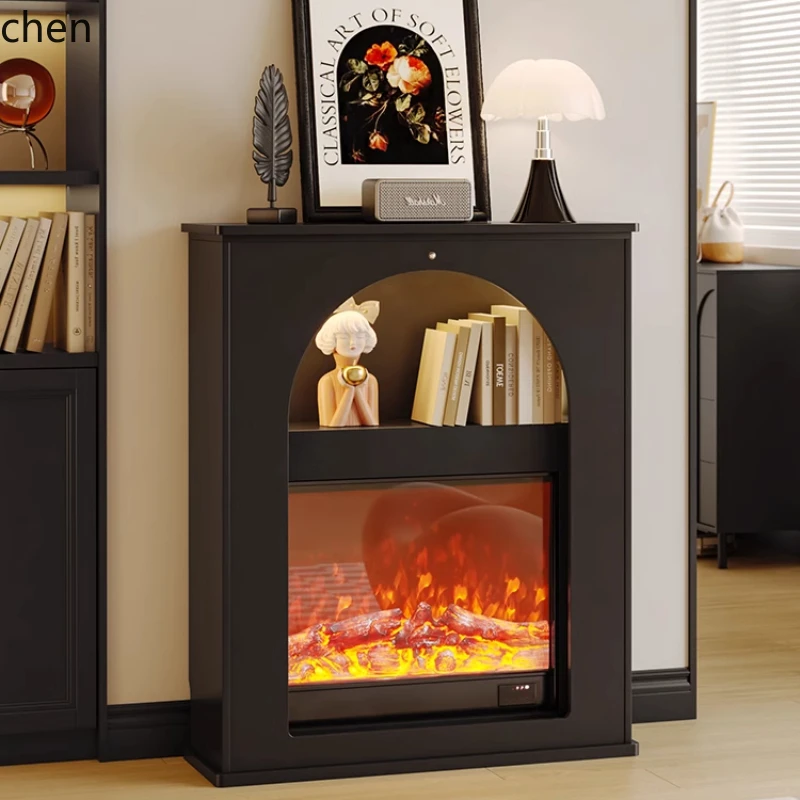 

WL fireplace decorative cabinet simulation fire household dining side cabinet multi-functional living room porch cabinet