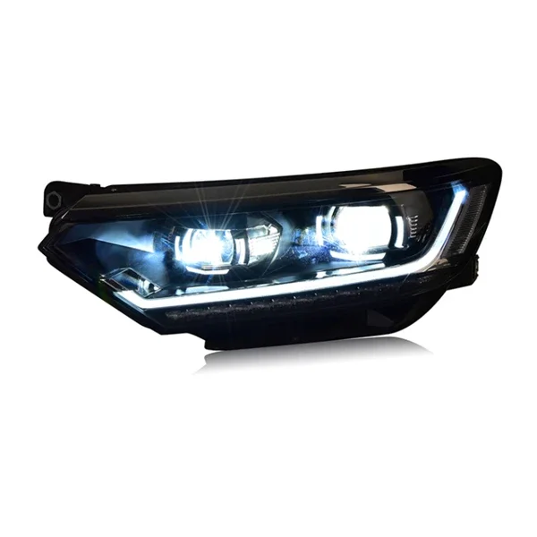 2017-2018 dla VW Passat B8 LED reflektor Magotan DRL ukryty lampa czołowa anioł oko akcesoria do wiązki Bi Xenon