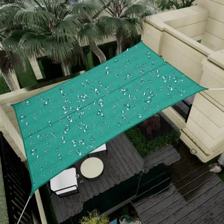 

Waterproof Sun Shade Sail 95% UV Block Sun Shade Canopy Rectangle Outdoor Shade Cover Awning Shelter for Outdoor Patio Garden B