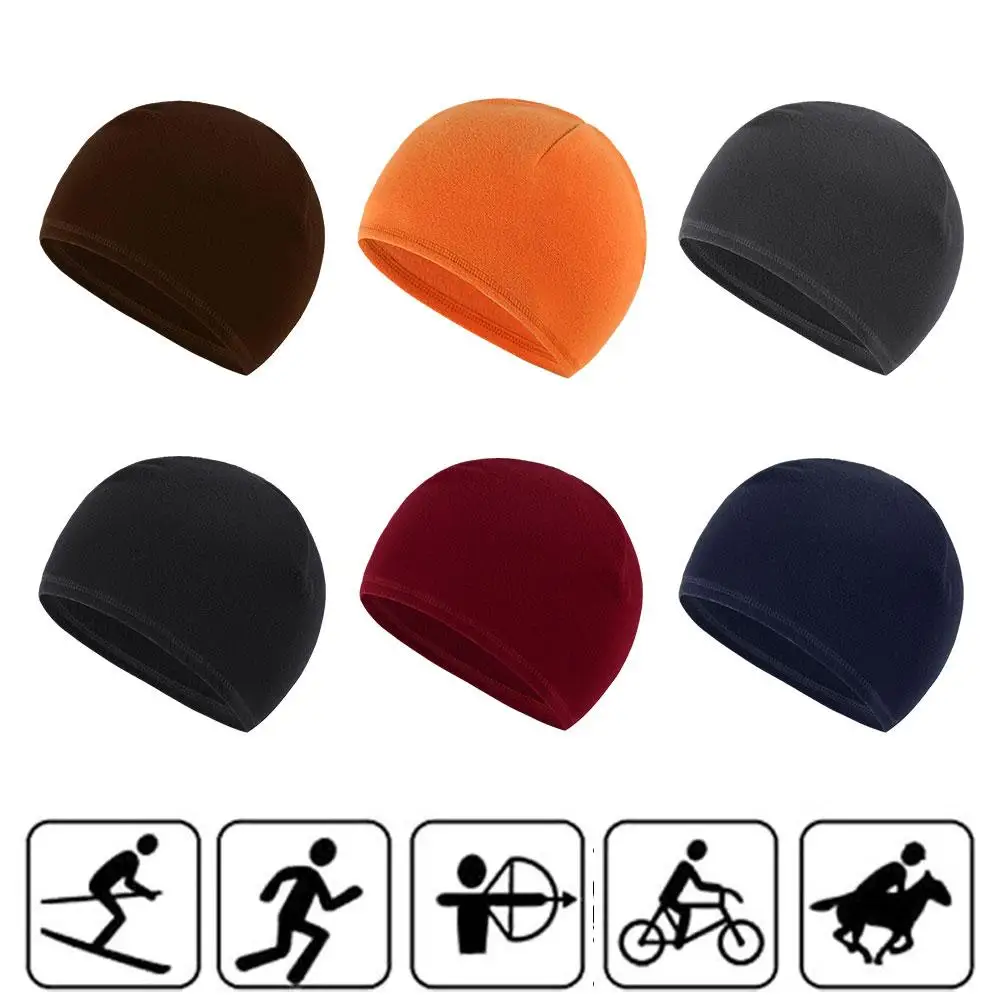 Gorro térmico de lana para hombre y mujer, gorro cálido de invierno, suave, para esquí, ciclismo, antiestático, senderismo, correr, a prueba de viento