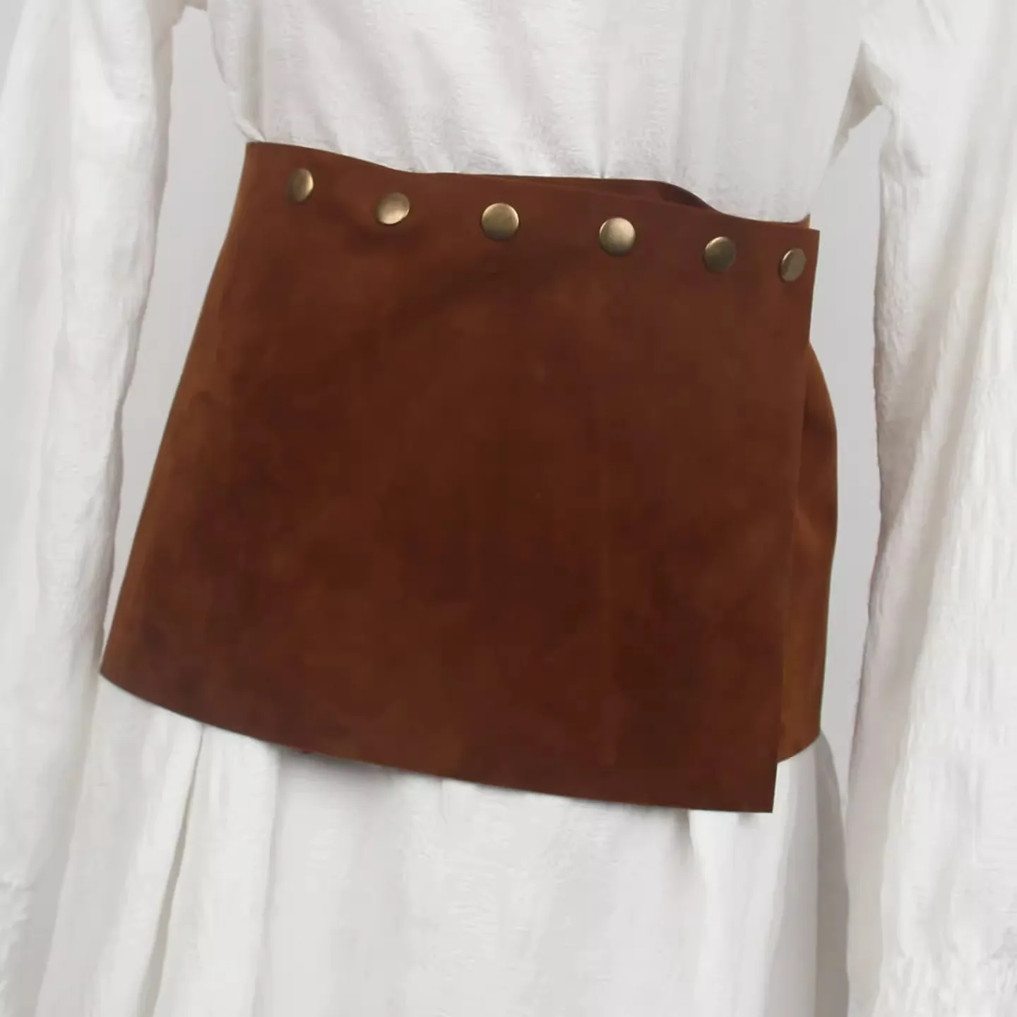 Женский винтажный корсет из искусственной замши, женское пальто с поясом, платье с поясом, широкий пояс J1705