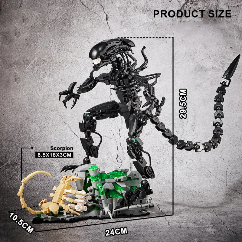 Kreative Expert Alien Monster Roboter Bausteine Technische Mechanische Alien Beasts MOC Montage Ziegel Spielzeug Für Kinder Geschenk