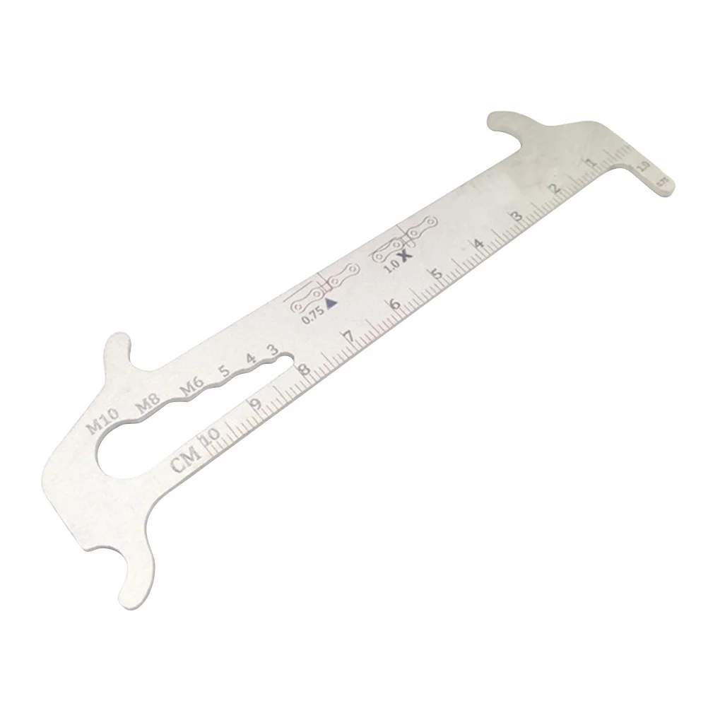 

Bike Chain Checker Stainless Steel Wear Indicator Gauge Tool For Road Bicycle Repair Portable Chain Ruler Cycling