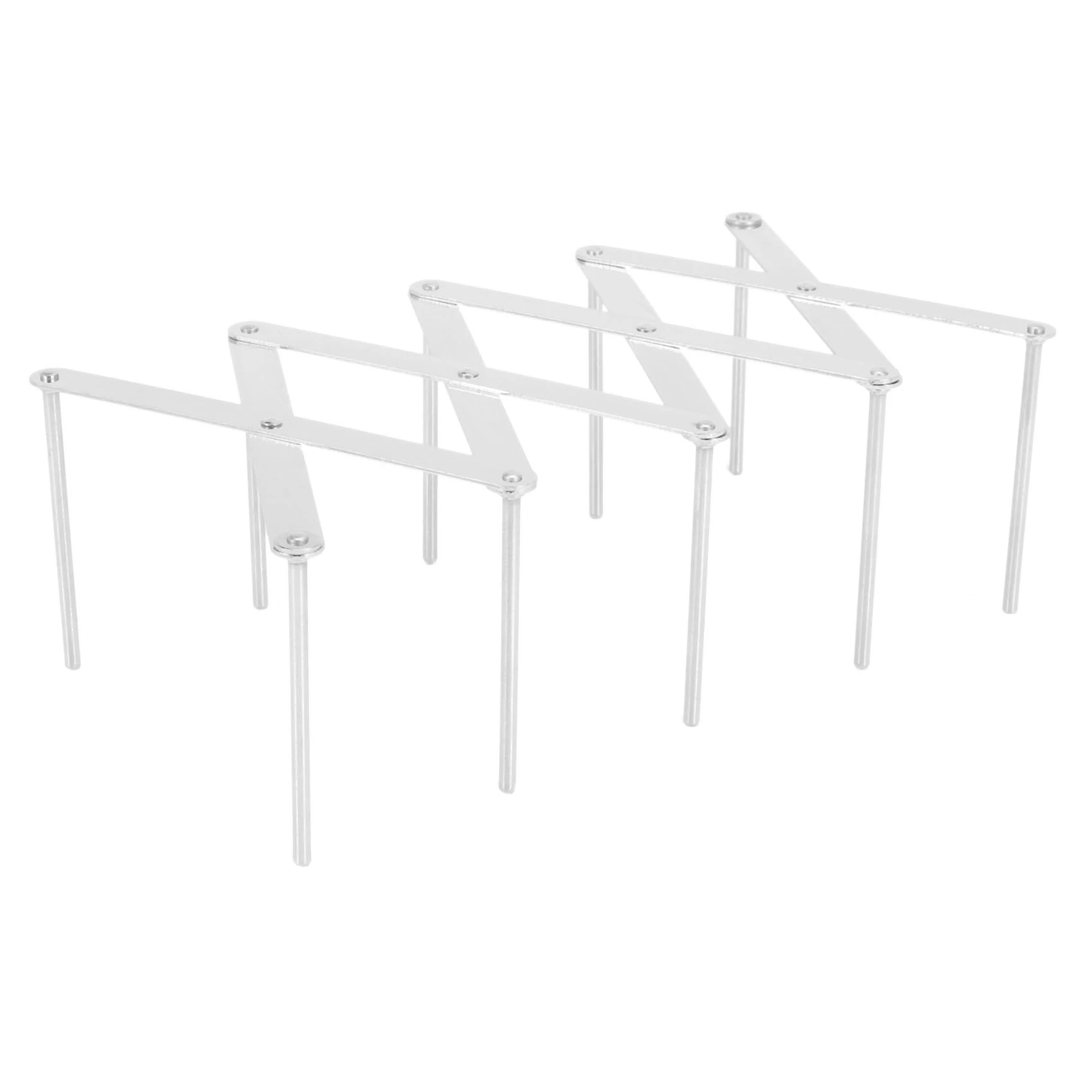 ABXF-4 упаковка, выдвижные держатели для крышек кастрюли, подставка для пароварки, кастрюли, держатель для очков, разделочная доска, сушилка для шкафа, кладовой (2 шт.)