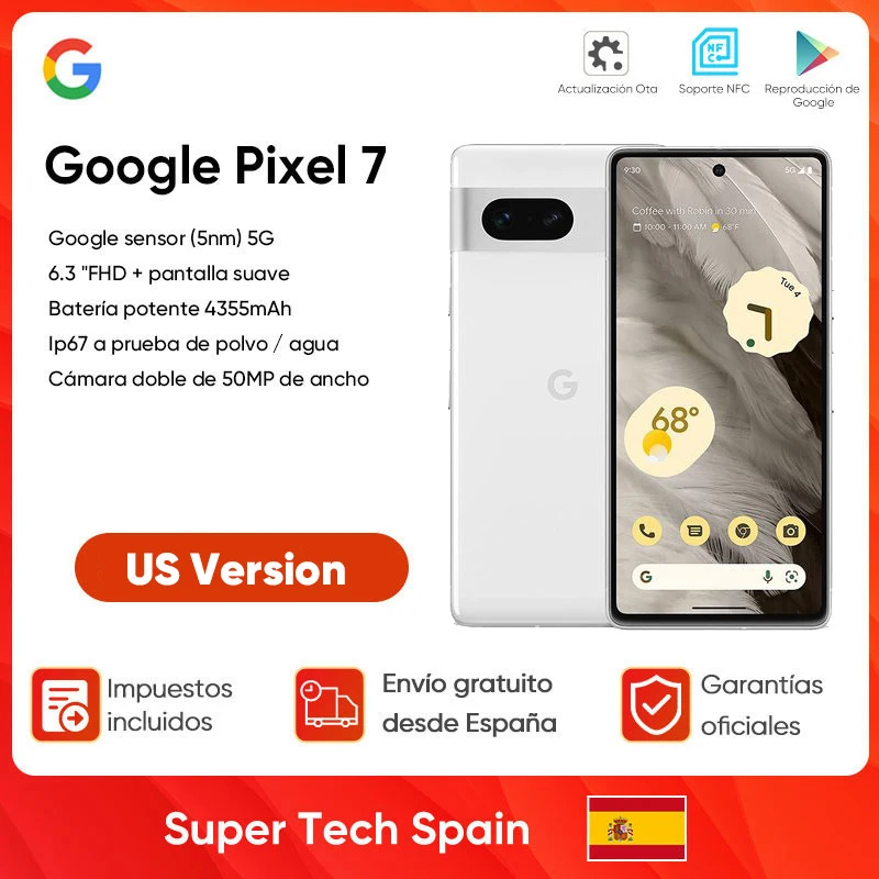 Global Version Google Pixel 7 5G Smartphone 6.3