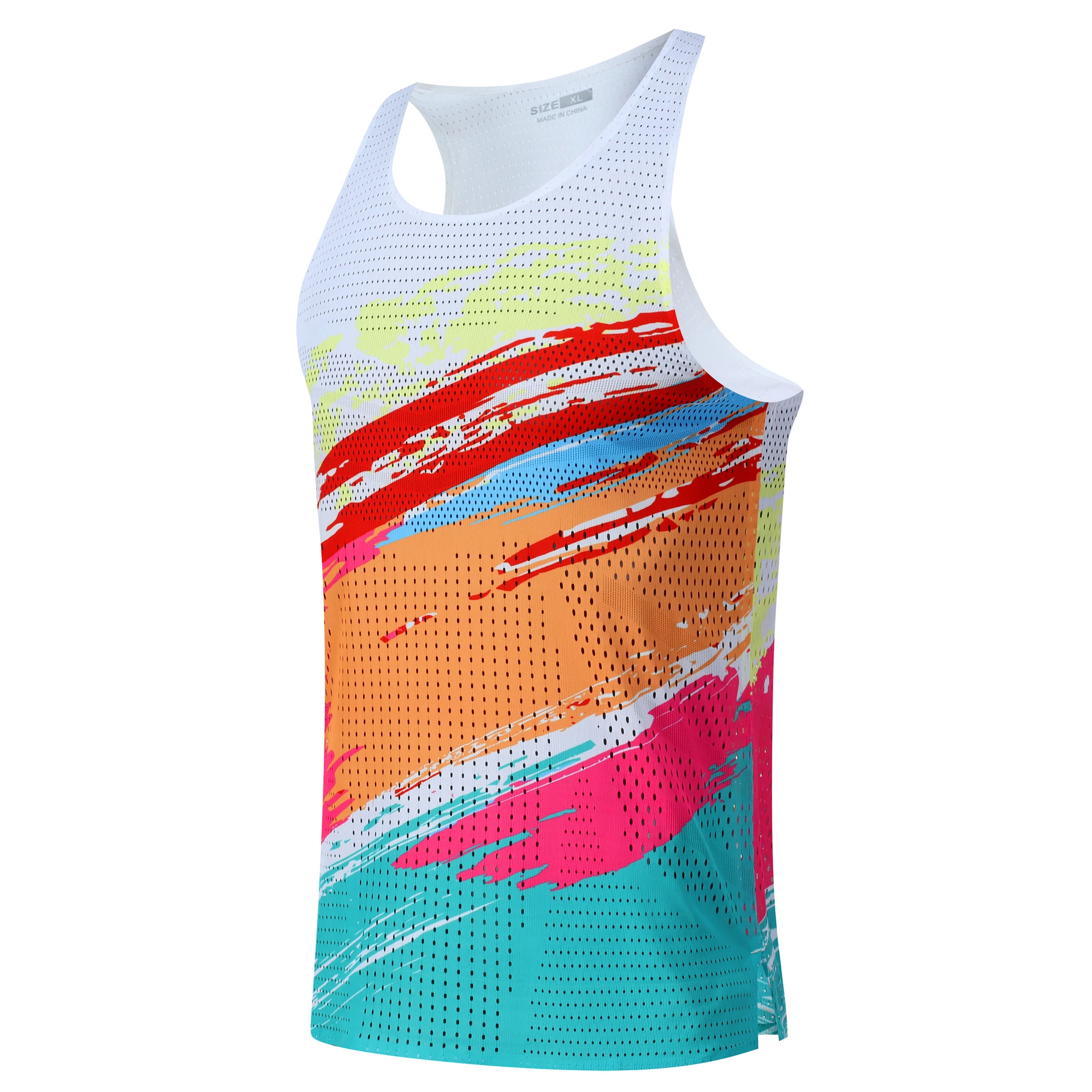 Hommes athlétisme débardeur urltra-léger gilet de course vitesse Sport Fitness chemises gars sans manches vêtements athlète piste champ Singlet