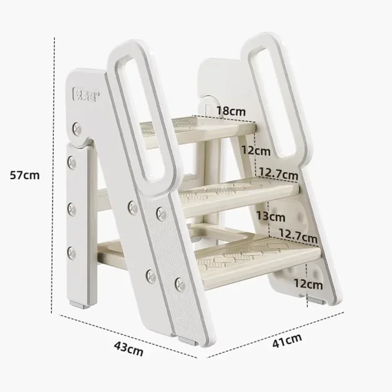 Multifunctional Ladder Folding Stairs Home Kitchen Small Car Wash Ladder Metal Decorative Simple Kids Sedie Steps Household