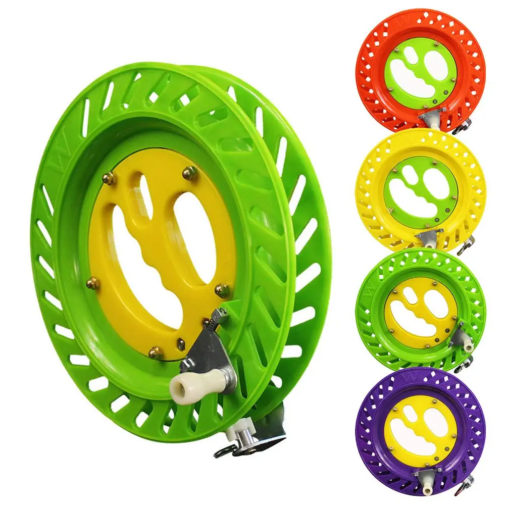 

4 Colors reel Anti Reverse Bearing Hand Reel Wheel Fishing Line Winder Fishing Reel Round Storage Spooler