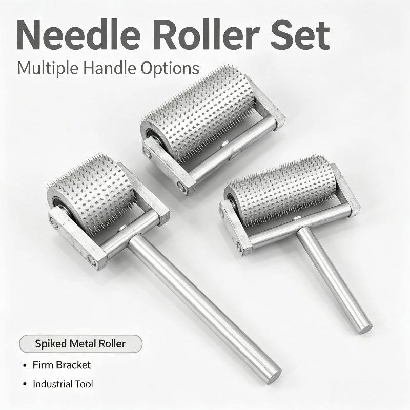 Hand Push Needle Roller, Vent Hole Punch Roller, Aluminum Foil Perforating Cage, Food Packaging Punch Tool