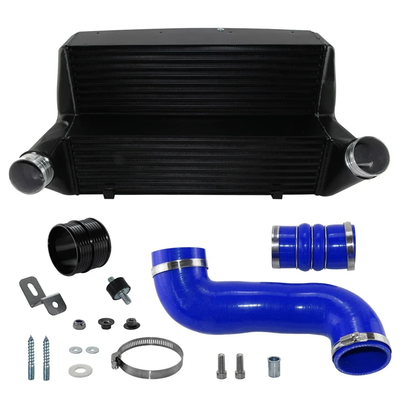 Kit de Intercooler de Competição Preto/Azul/Vermelho para EVO III BMW 335(x)i E90/E91/E92/93 335is E92 135i E82/E88 1erM E82 N54&N55 2006+