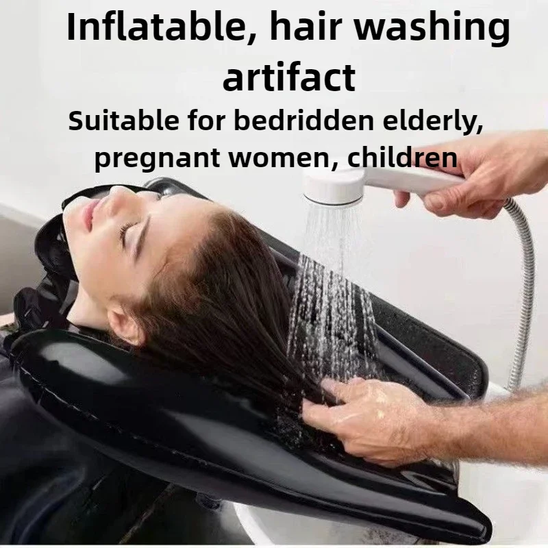 

New Portable Shampoo Pad, Simple PVC Inflatable Quick Inflation, Elderly Pregnant Women Shampoo Basin
