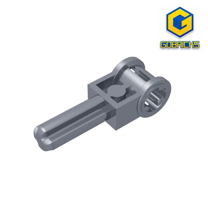 MOC PARTS GDS-928 Technical, Axle 2 with Reverser Handle Axle Connector compatible with lego 6553 toys Assembles Building Block