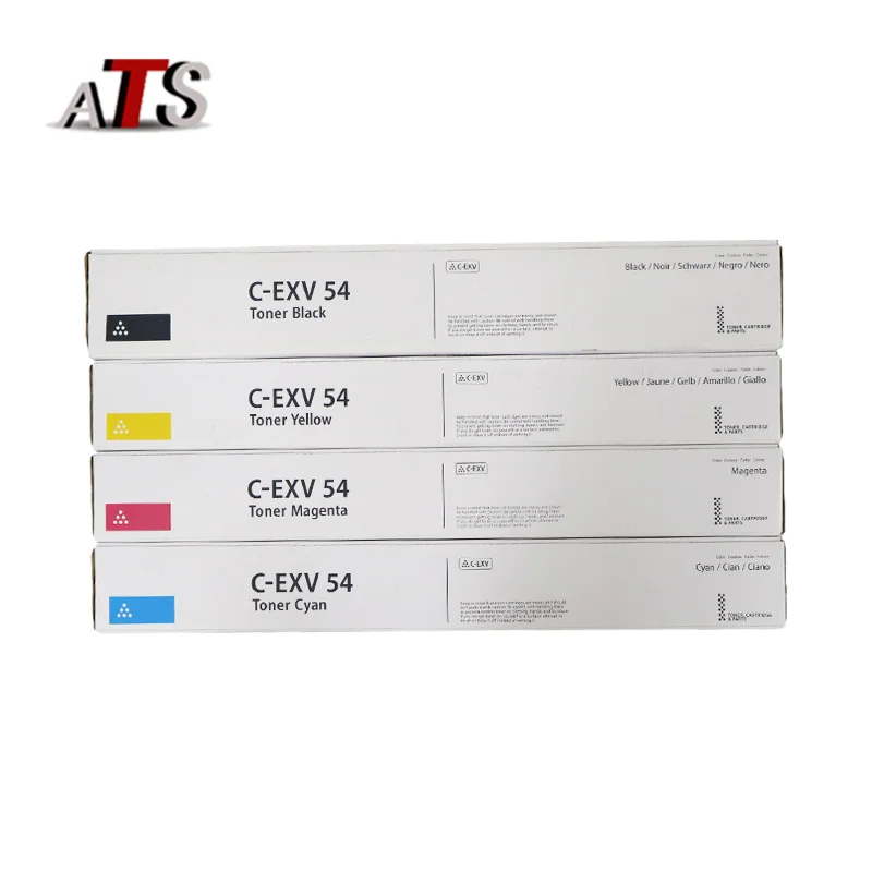 C-EXV54 Toner Cartridge for Canon IR-ADV C3025 C3025i Copier Cartridges BK420g CMY220g Color Copier Toner