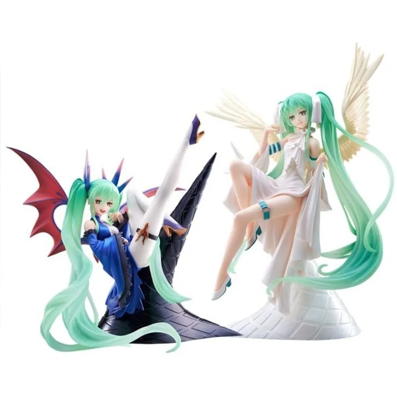

Подлинные новые периферийные фигурки FuRyu Hatsune Miku Light Dark, украшения на складе