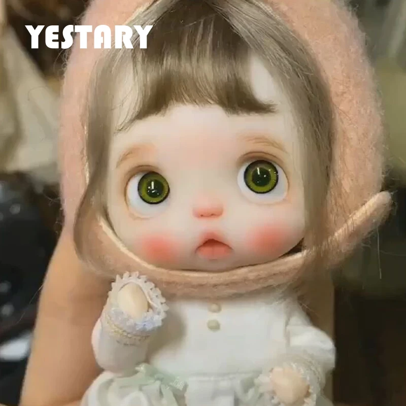 YESTARY BJD Doll Accessories Eyeball 10MM 3D Movable Black Pearl Eyes DIY Flash Color Glass Eyes For 1/8 OB11 Dolls Accessories