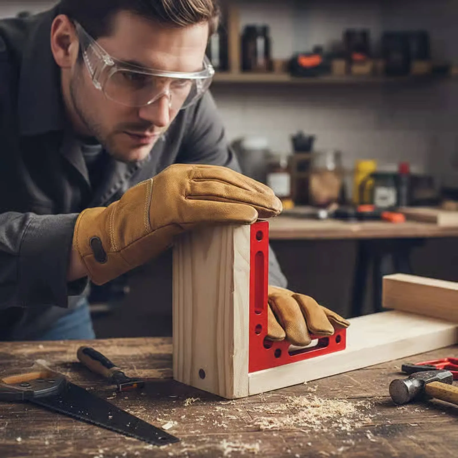 90 Degree Positioning Square Sturdy Construction Right Angle Clamping Square 90 Degree Corner Clamp - view 5
