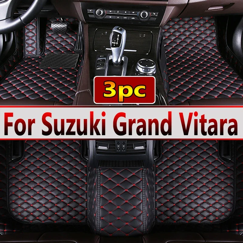 ALL Car floor mats for Suzuki Grand Vitara (Four doors) 2007-2009 2010 2011 2012 2013 2014 2015 2016 2017 auto foot Pads automob