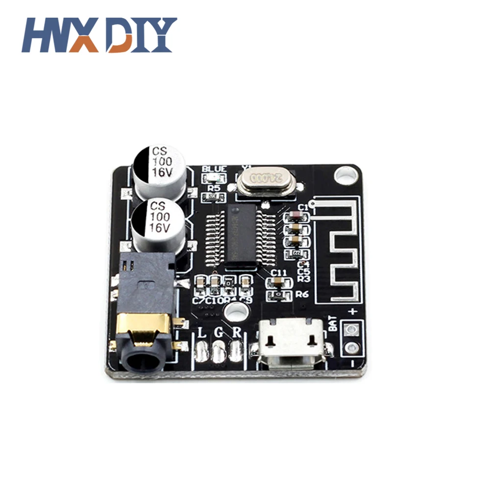 1-10pcs VHM-314 Bluetooth Audio Receiver Board Bluetooth 5.0 MP3 Lossless Decoder Board Wireless Stereo Music Module 3.7-5V