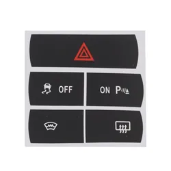 1 Set Car Switch Button Repair Decal Sticker To Repair The Hazard Button Defroster For ESP For Ford For S-Max Interior Accessori