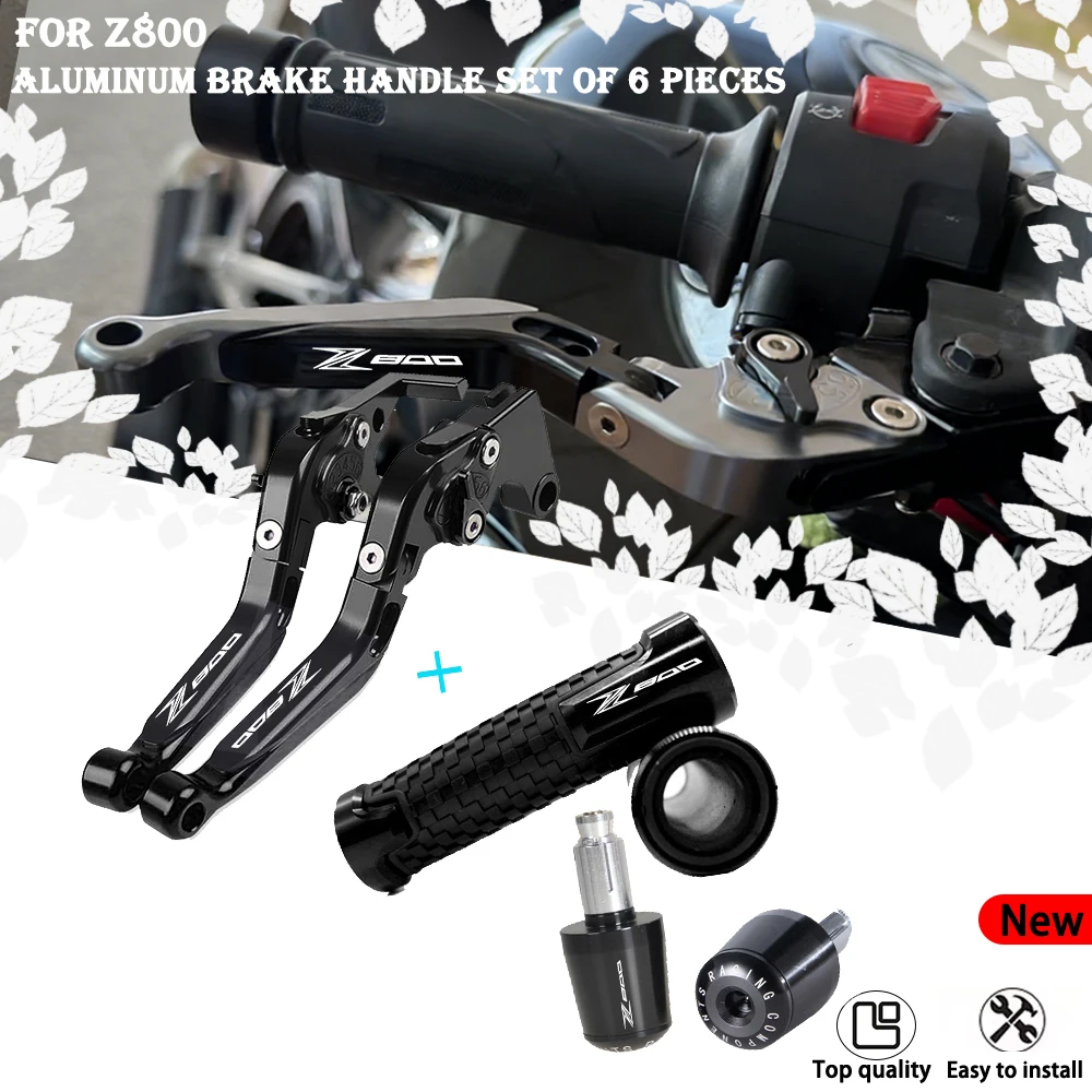 For Z800 2013 2014 2015 2016 2017 2018 2019 Motorcycle Accessories Brake Handle Adjustable Brake Clutch Levers Handbar End Grips