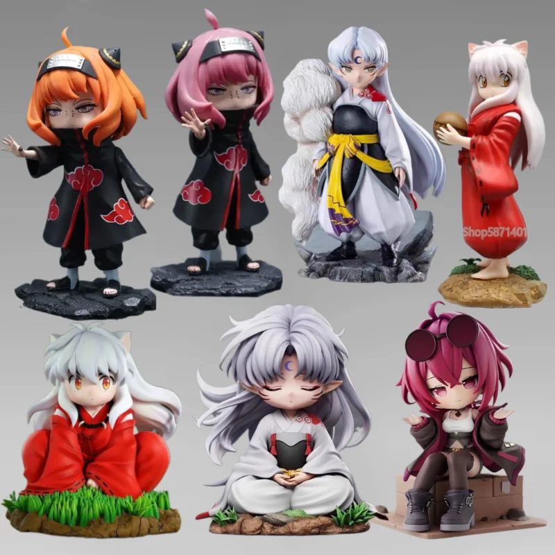 

Anime SPY×FAMILY Inuyasha Figurine Sesshoumaru Inuyasha Anya Forger Honkai Action Figures PVC Collection Model Toys Gifts