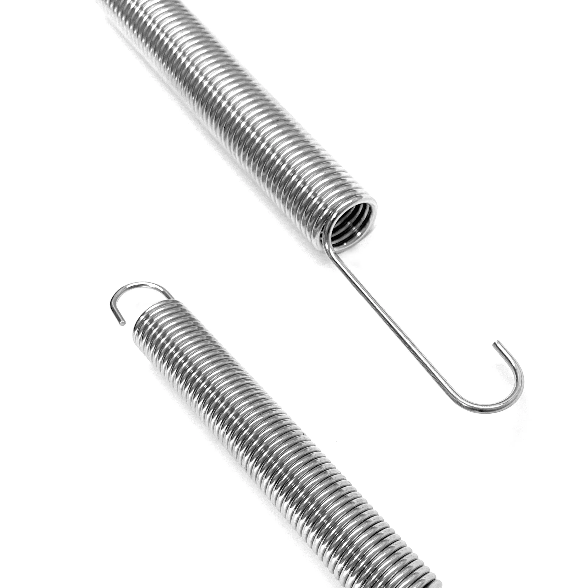 178mm(7inch) Stainless Steel Replacement Recliner Sofa Chair Mechanism Tension Spring - Long Neck Hook Style (Pack of 2)