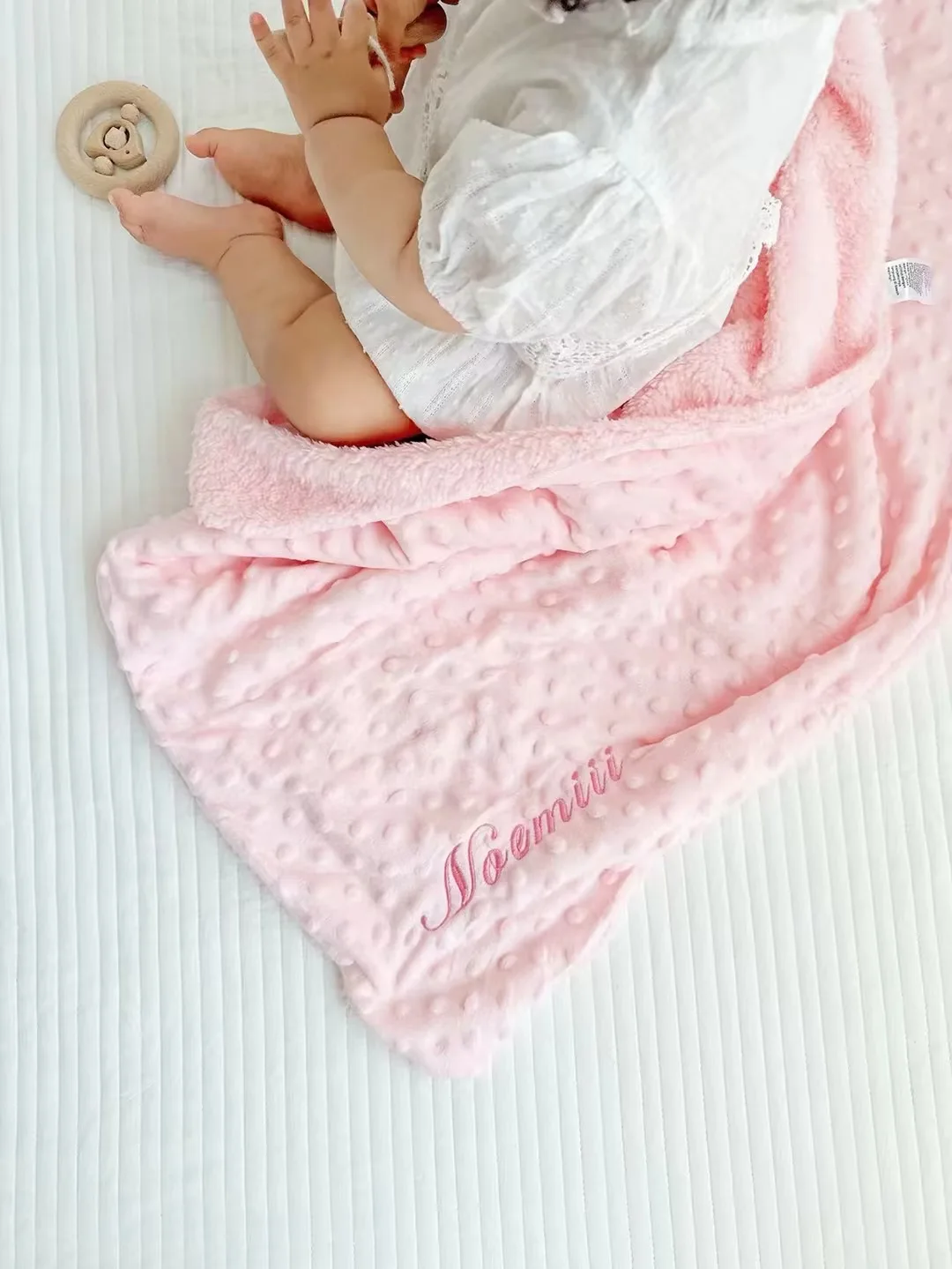 Custom Blanket Baby Name Blanket With Baby Name Baby Blanket Name Pink Baby Blanket Personalized Name Blanket  ﻿