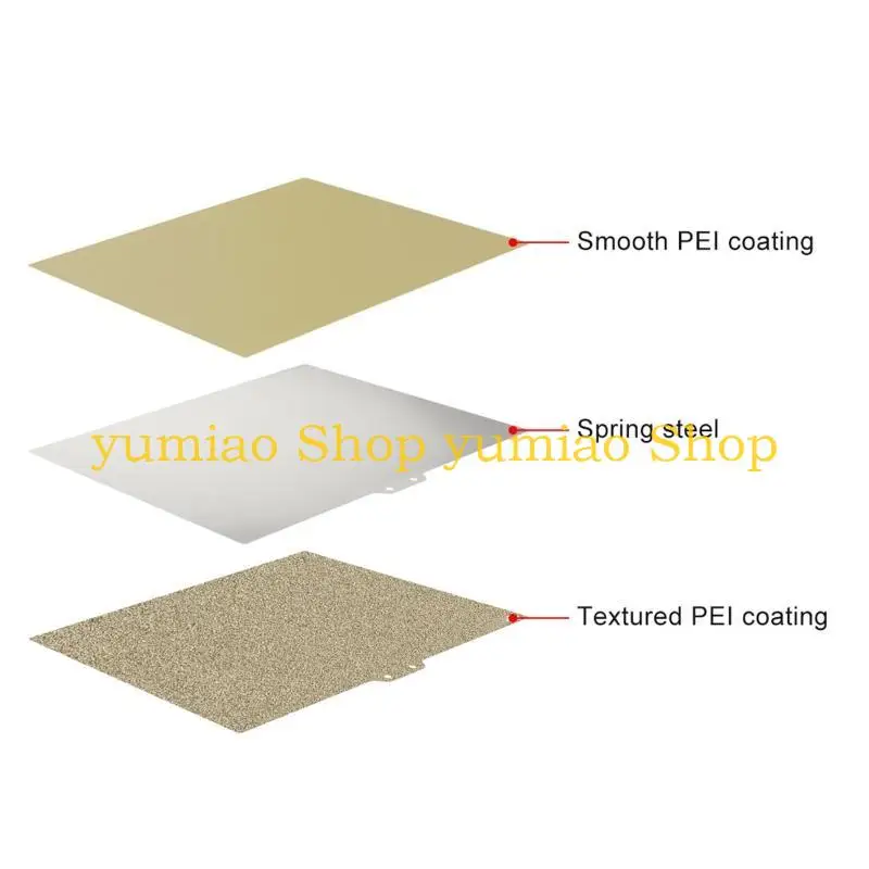 

587B Новый съемный пружинный стальной лист 270x200 мм PEI, наклейка на сборочную пластину для 3D-принтера, платформа с горячей