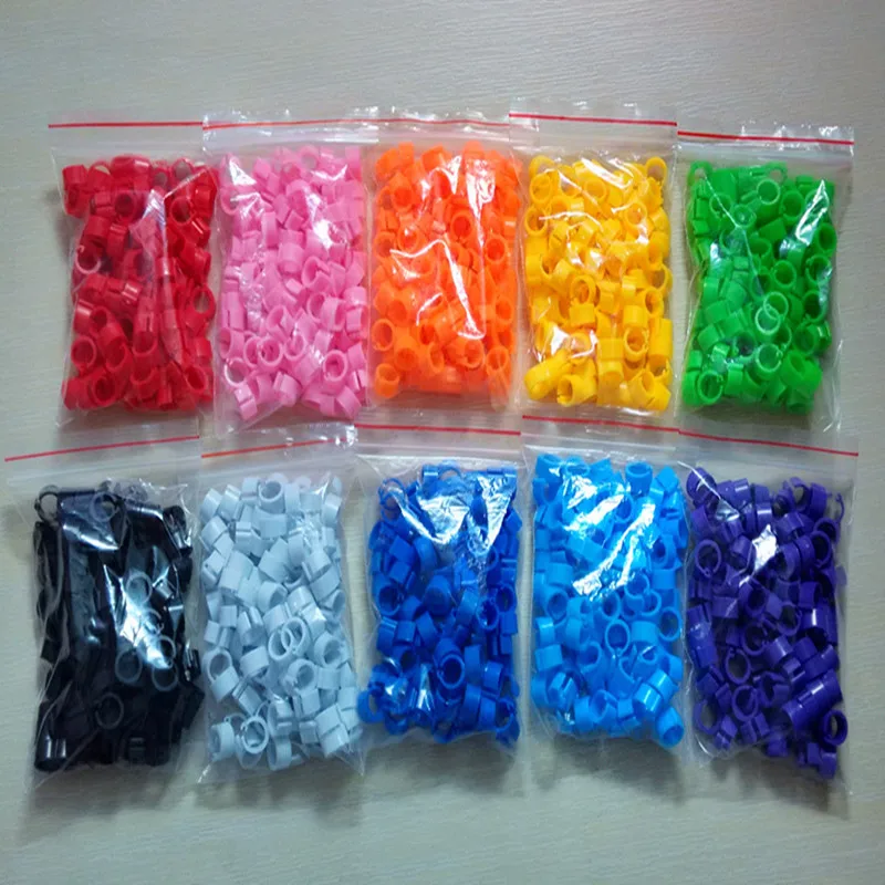 100 Pcs Vogel Ente Henne Huhn Papagei Taube Bein Band Clips Geflügel Ringe