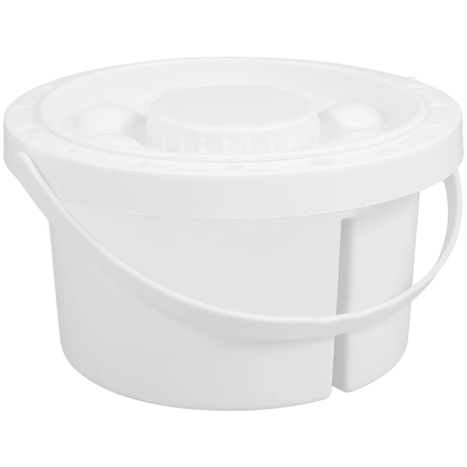 

2 Pcs Round Brush Washer Palette Durable Plastic Painting Tools Watercolor Cup Lightweight Portable Outdoor Use Efficient