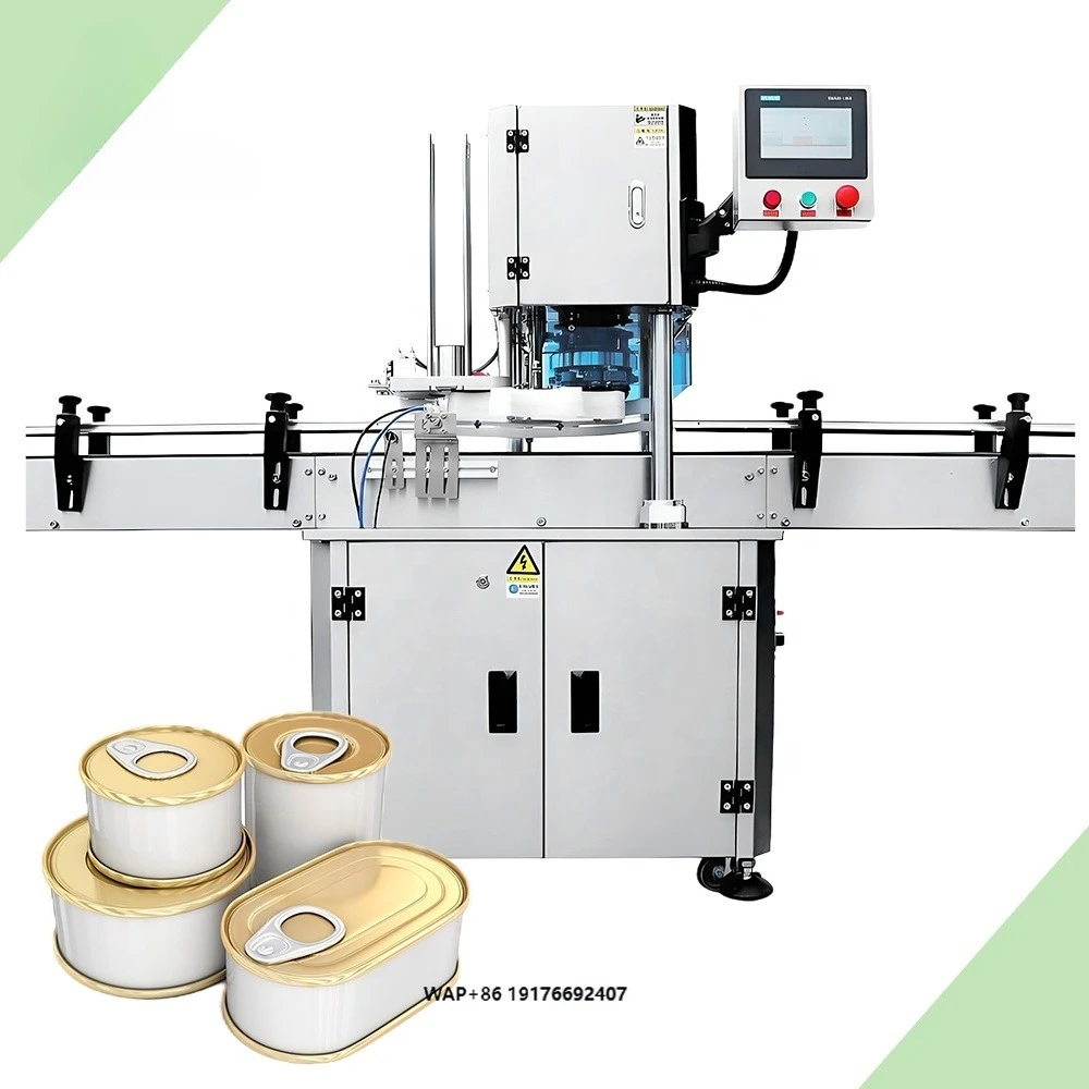 Heavy Duty Automatic Commercial Meat Fruit Canning Production Jar Sealing Machine