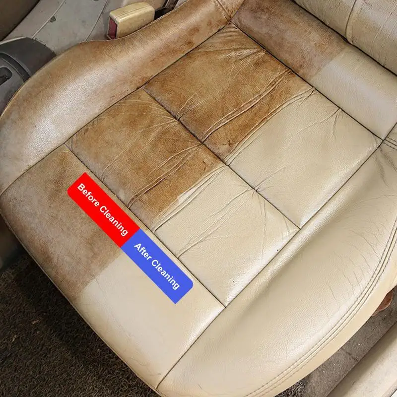 Limpiador de cuero para coche, pulverizador de limpieza de alfombras interiores para cuero, limpiador de alfombras de coche de 500ml, descontaminación Interior de asientos de cuero