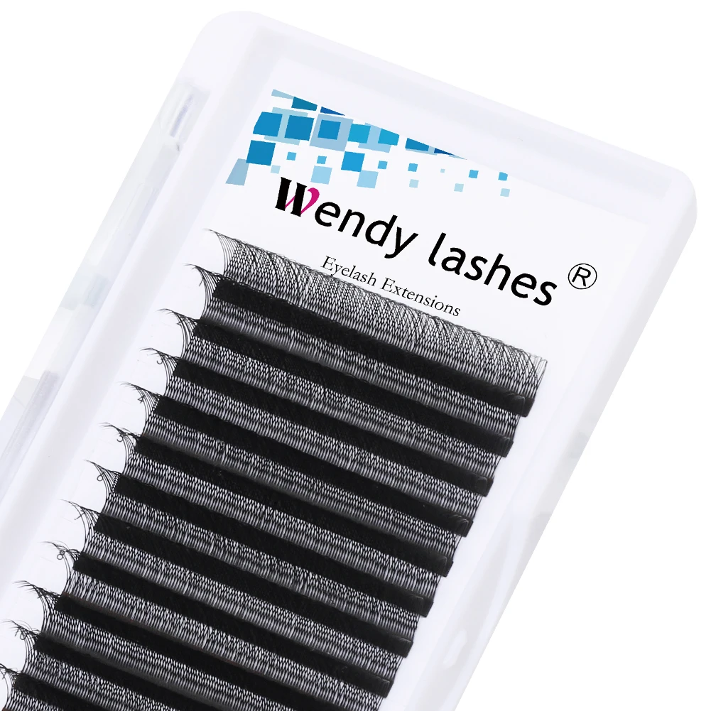 Wendy Lashes-Extensions de cils en forme YY, cils à deux pointes, cils brésiliens tissés à la main, cils individuels, maquillage doux