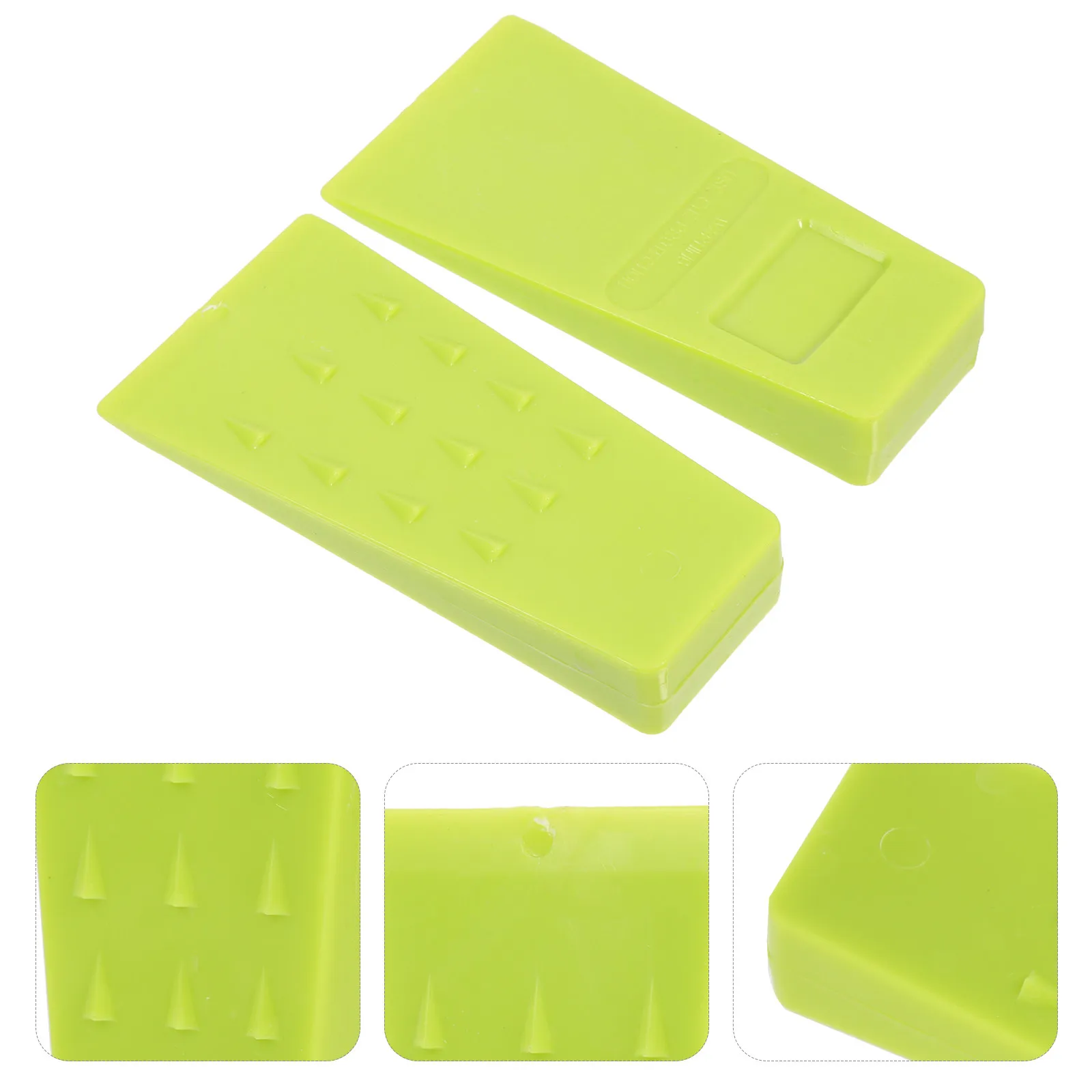 2個入り安全で効率的な木切断ウェッジ、高靭性プラスチック製伐採ウェッジ、切断方向性伐採、チェーンソー用