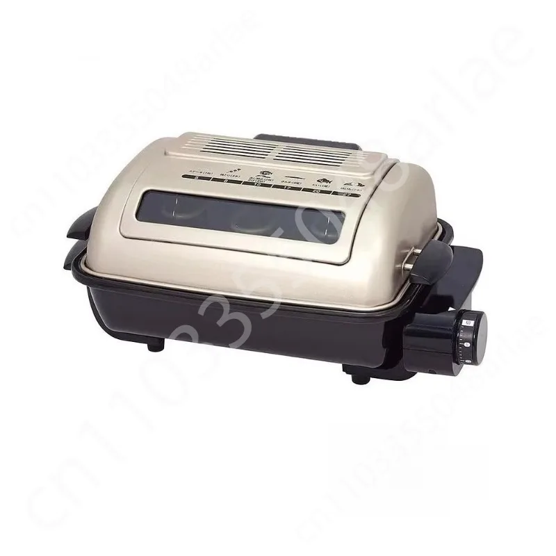 شواية سمك واسعة الشبكة، شواية كهربائية، شواية باربيكيو، معدات شواء للتخييم المنزلي #1