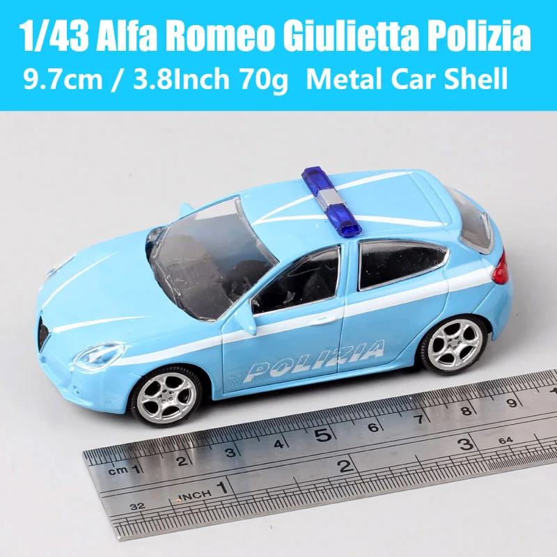 No Box  Mondo 1/43 Scale Audi A4 Fiat Nuova 500 Punto Alfa Rome Giulietta Huracan Carabinieri Police Fire Diecast Model Car Toy