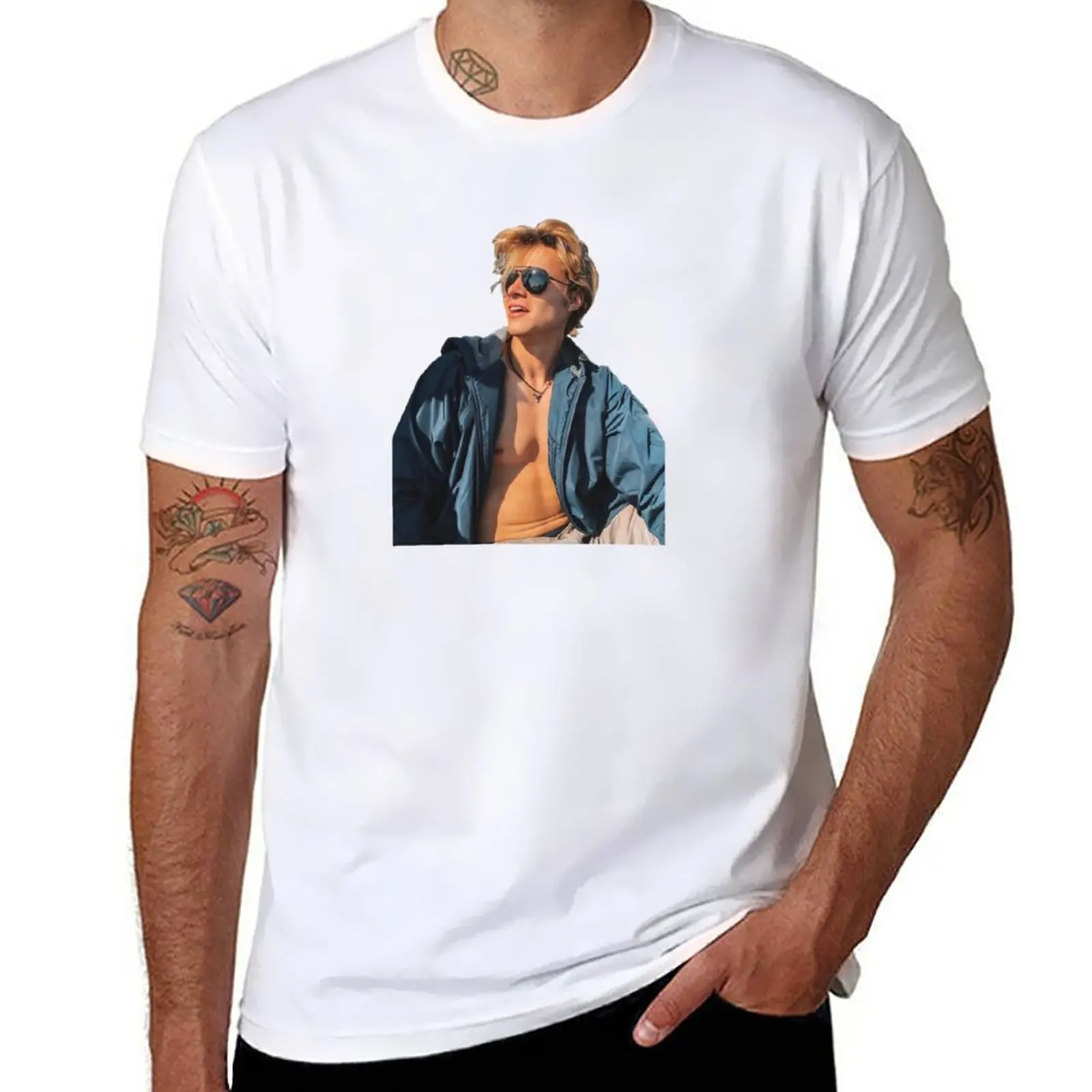 rudy pankow T-Shirt summer tops shirts graphic tees summer clothes slim fit t shirts for men