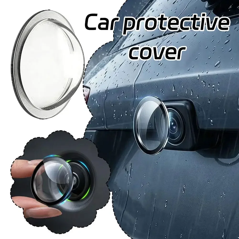 Capa de Proteção Universal para Câmera Automotiva para Sistema de Visão 360 Graus, Protetor de Lente de Câmera Traseira e Lateral, Anti-Risco e Proteção Contra Chuva