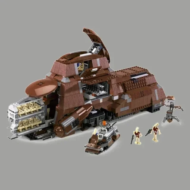 1338pcs Star Plan MTT Containerized Battle Droids Troop Carrier Trade  Federation MTT MOC Building Blocks Model DIY Bricks Toys