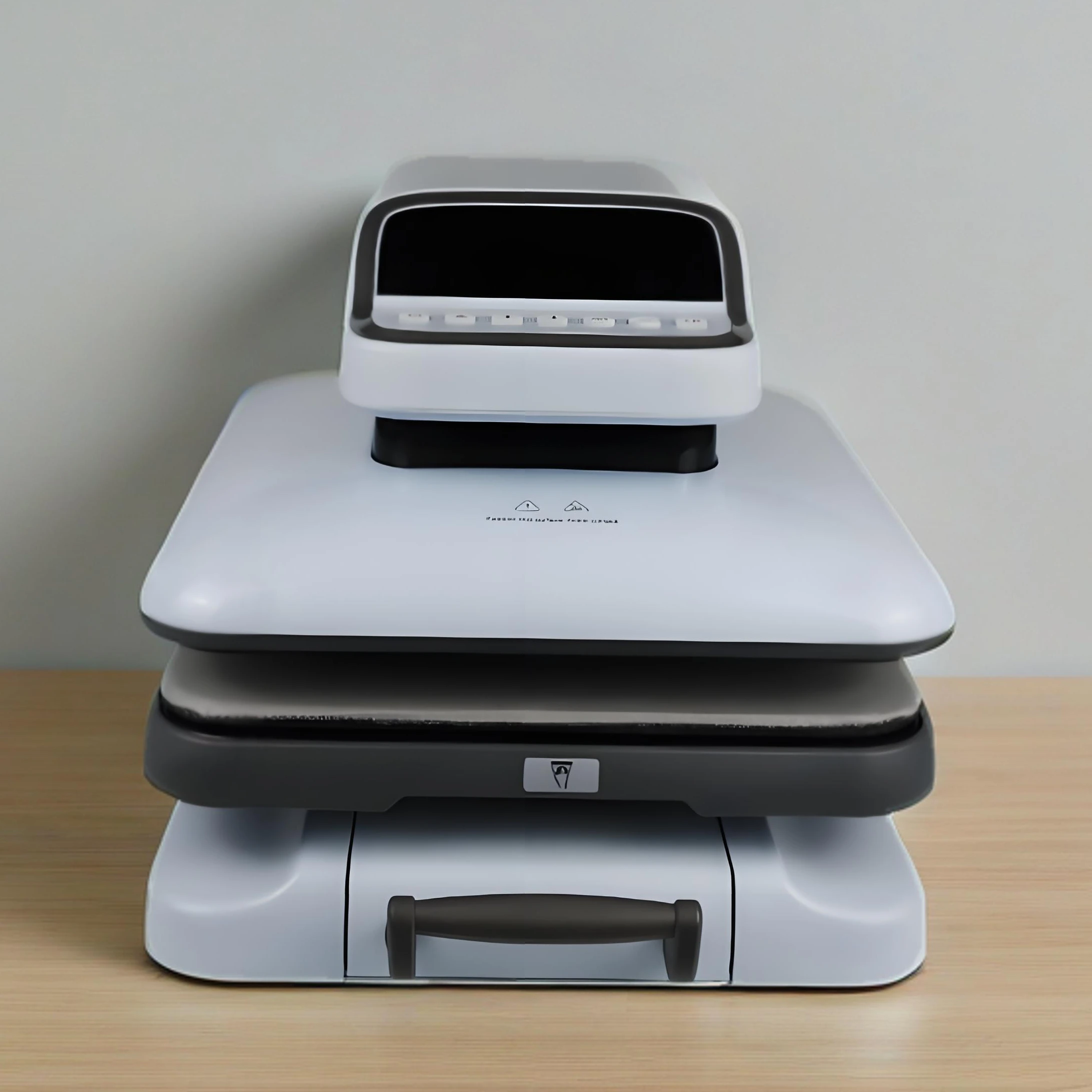 เครื่องรีดร้อนแบบอัตโนมัติสำหรับงานอุตสาหกรรม ราคาดี ระดับมืออาชีพ สำหรับงานพิมพ์แบบระเหิดสีดิจิตอลโดยตรง ขนาด 38*38 ซม.