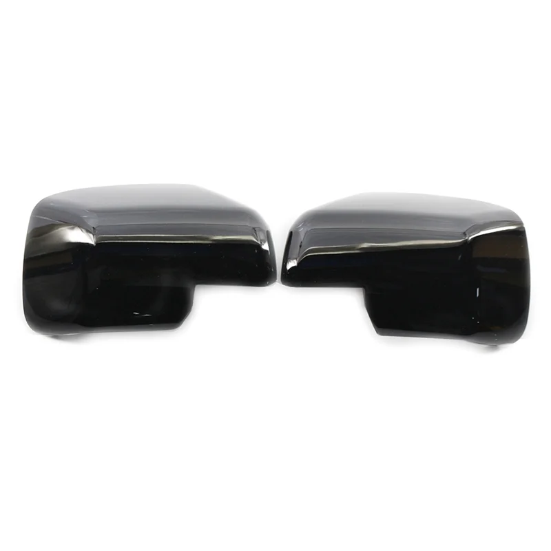 Car Glossy Black Rearview Side Mirror Covers Cap for Land Rover Discovery 3 Freelander 2 2004-2009 Car Accessories