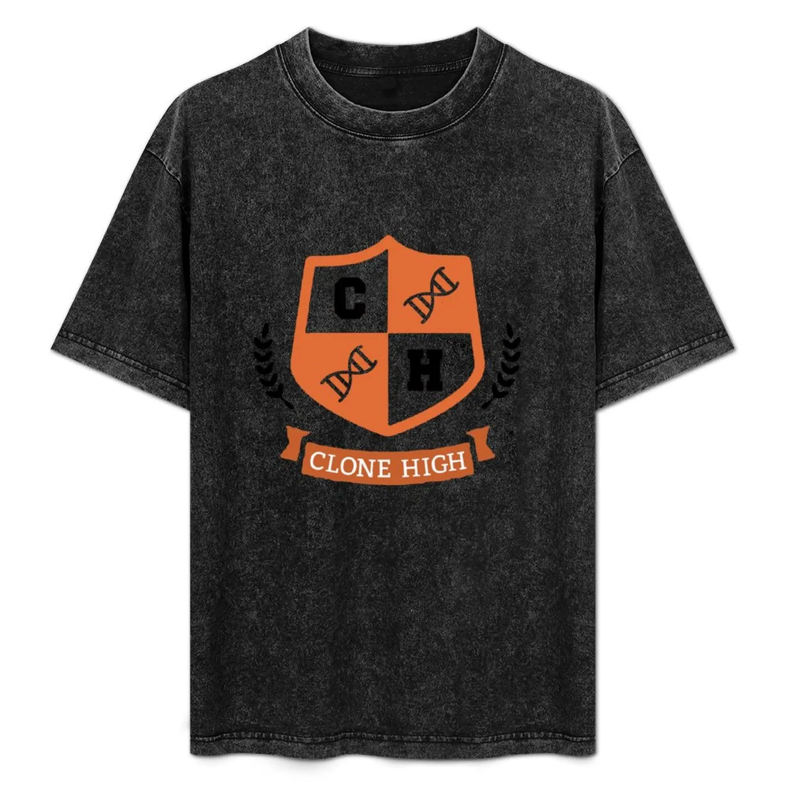Clone High crest T-Shirt Holiday Casual Short Sleeve Top