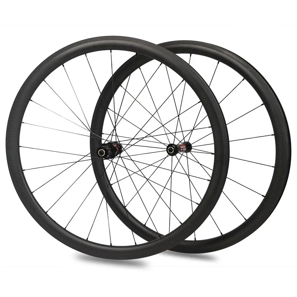 

Aero Road Bike Wheelset with Carbon 30mm-60mm Rim Tubular Clincher and Tubeless Hub Bicycle Wheels with 38mm 47mm 50mm Sizes