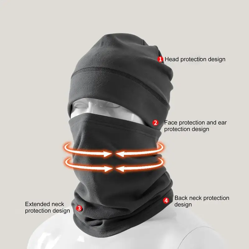 Лыжная защита для лица, ветрозащитная грелка для шеи, портативное снаряжение для холодной погоды, зимние аксессуары для катания на лыжах, мотоцикла, зимней рыбалки